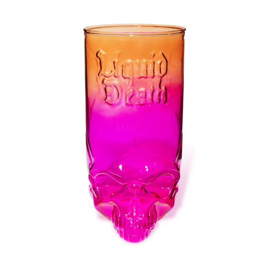Trophy Skull Glass Tiki Mug