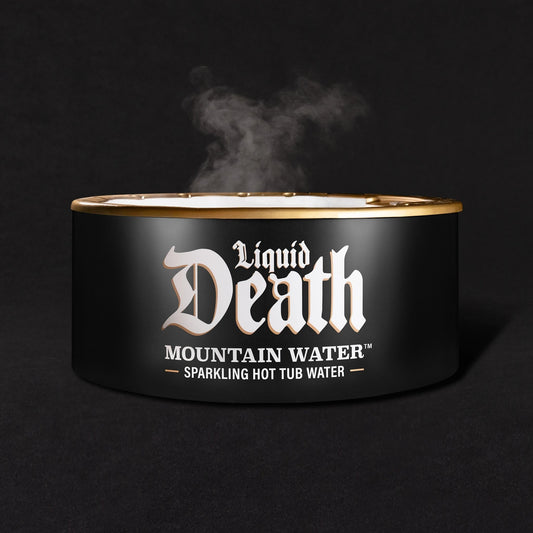 Liquid Death x Gopuff Hot Tub
