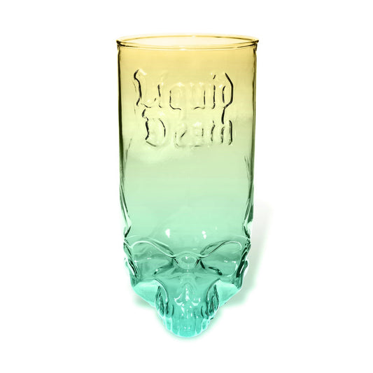 Trophy Skull Glass Tiki Mug