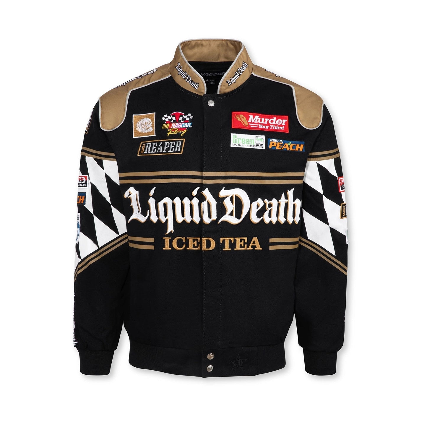 Liquid Death x NASCAR Death Driver Jacket