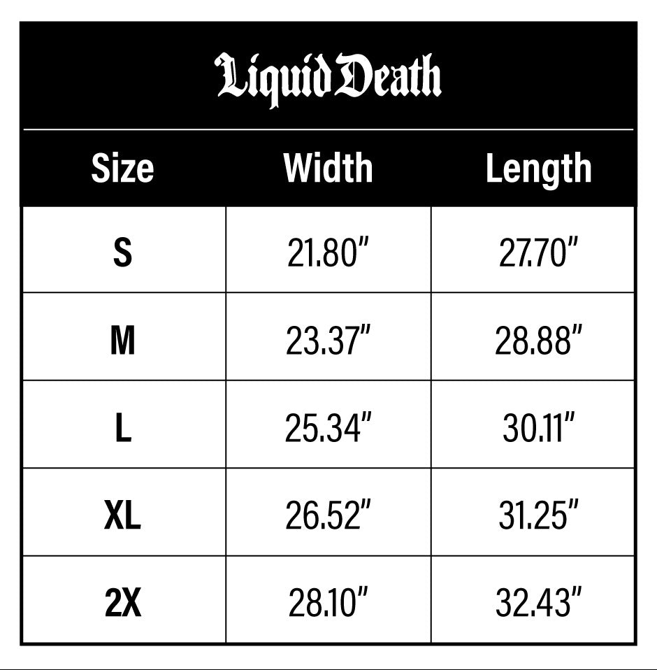 Liquid Death x Metallica Tour Sweatshirt