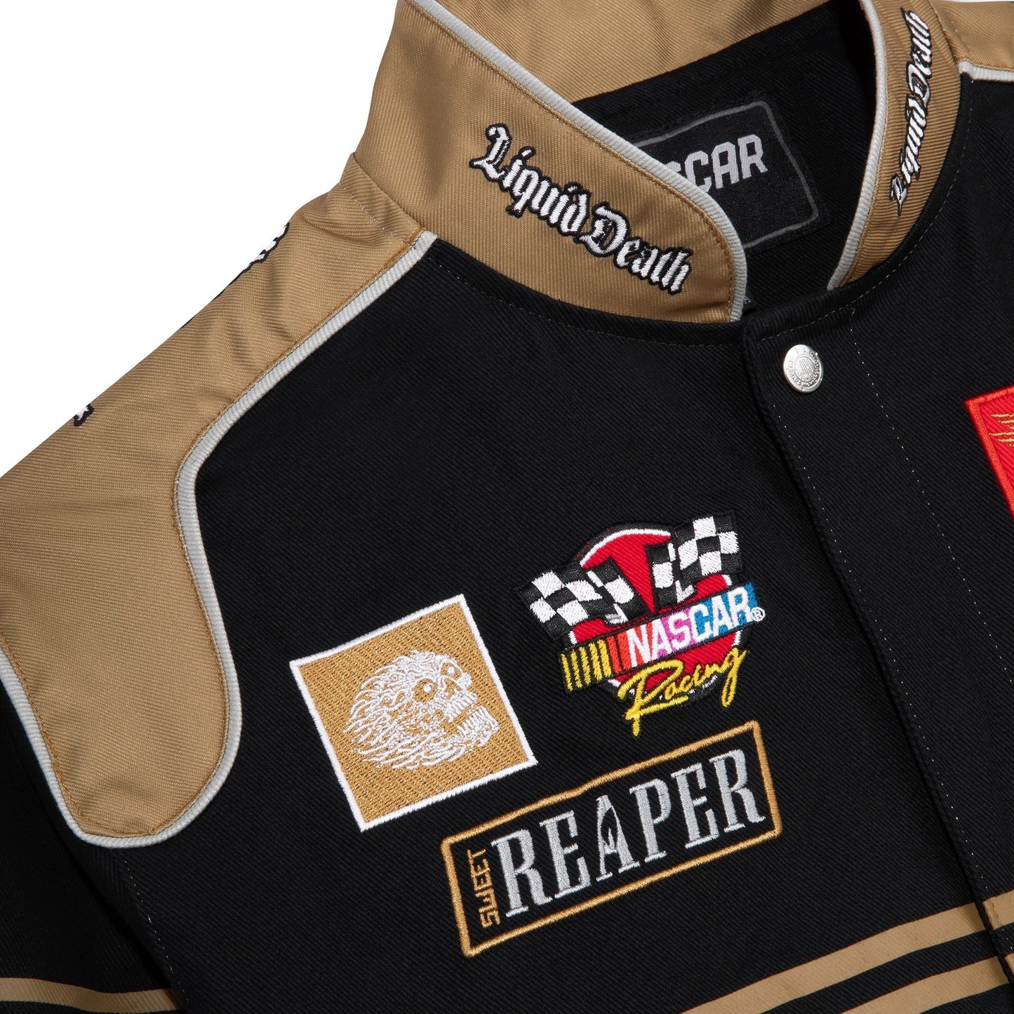 Liquid Death x NASCAR Death Driver Jacket